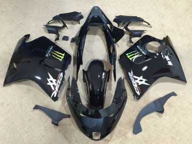 1996-2007 Glossy Black Green Monster Honda CBR1100XX Blackbird Motorcycle Fairings Canada