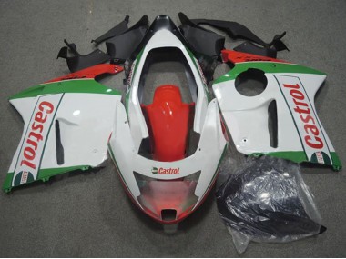 1996-2007 White Red Green Castrol Honda CBR1100XX Blackbird Motorcycle Fairings Canada