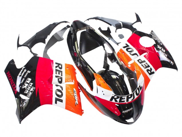 1996-2007 Orange White Red Glossy Black Repsol Honda CBR1100XX Blackbird Abs Motorcycle Fairings Canada