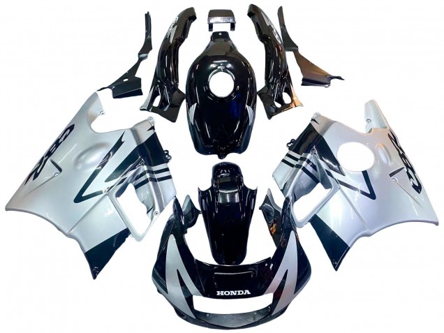 1991-1994 Silver Glossy Black Honda CBR600 F2 Motorcycle Fairings Canada