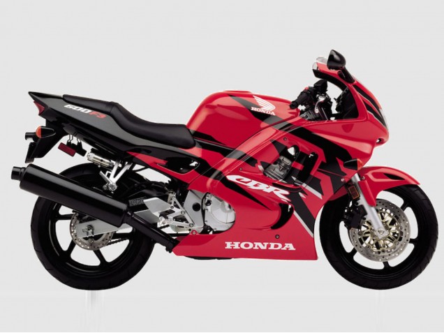1997-1998 Red Glossy Black Honda CBR600 F3 Motorcycle Fairing Canada