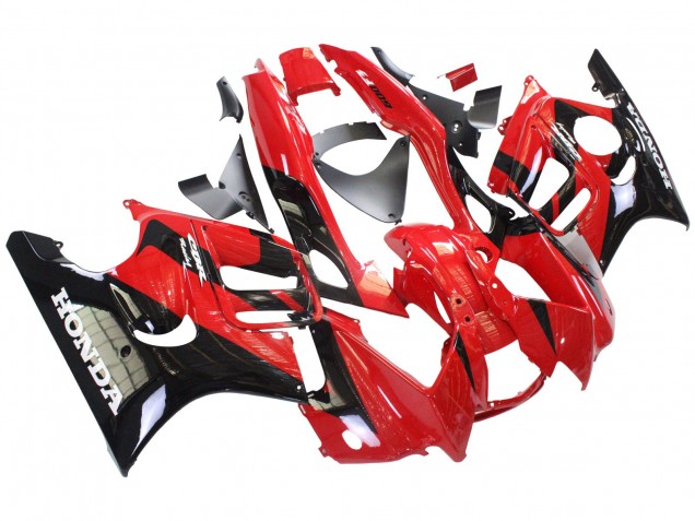 1997-1998 Red Glossy Black Honda CBR600 F3 Motorcycle Fairings Canada