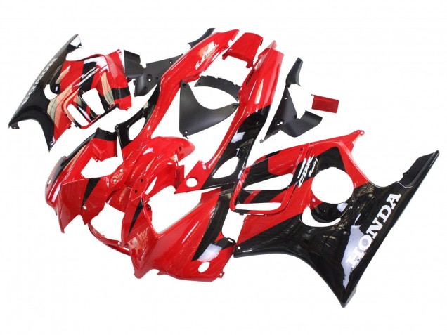 1997-1998 Red Glossy Black Honda CBR600 F3 Motorcycle Fairings Canada