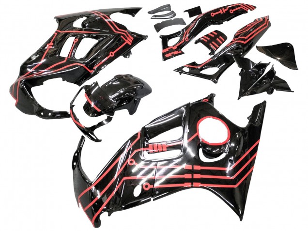 1997-1998 Red Glossy Black Honda CBR600 F3 Motorcycle Fairing Kits Canada