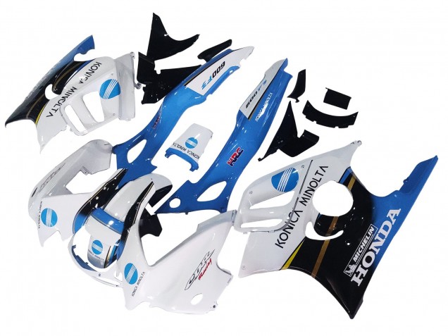1997-1998 White Blue Glossy Black Honda CBR600 F3 Motorcycle Fairings Canada
