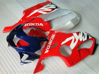 1999-2000 White Red Dark Blue Honda CBR600 F4 Motorcycle Fairings Canada