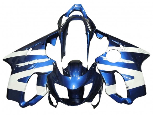 1999-2000 White Blue Honda CBR600 F4 Motorcycle Fairings Canada