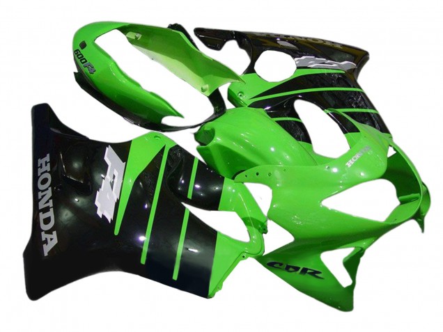 1999-2000 Green Glossy Black Honda CBR600 F4 Motorcycle Fairings Canada