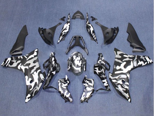 2011-2013 Black White Camouflage Honda CBR600F Motorcycle Fairings Canada