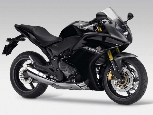 2011-2013 Glossy Black Honda CBR600F Motorcycle Fairings Canada