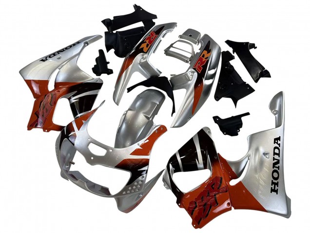 1996-1997 Silver Red Glossy Black Honda CBR900RR 893 Motorcycle Fairings Canada