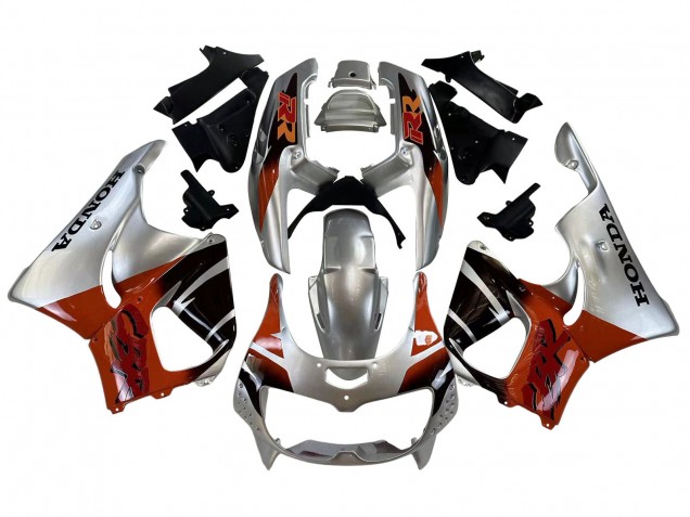 1996-1997 Silver Red Glossy Black Honda CBR900RR 893 Motorcycle Fairings Canada