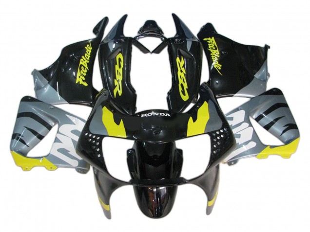 1998-1999 Silver Yellow Glossy Black Fireblade Honda CBR900RR 919 Motorcycle Fairings Canada