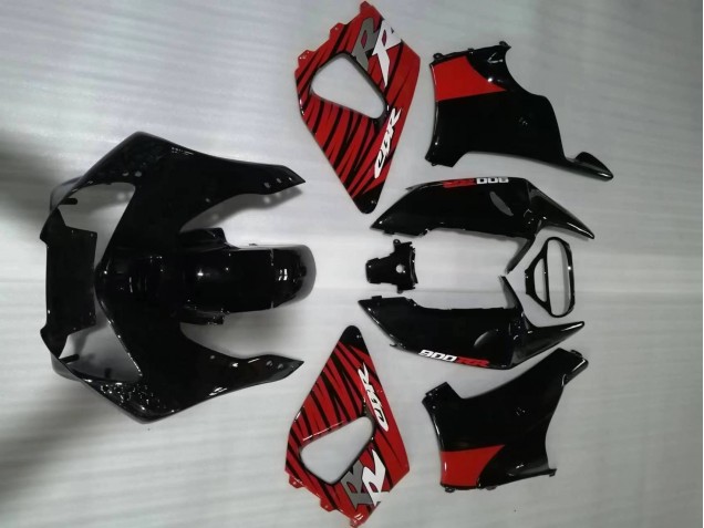 1998-1999 Red Glossy Black Honda CBR900RR 919 Motorcycle Fairings Canada