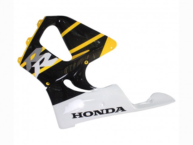 1998-1999 White Yellow Glossy Black Honda CBR900RR 919 Motorcycle Fairings Canada