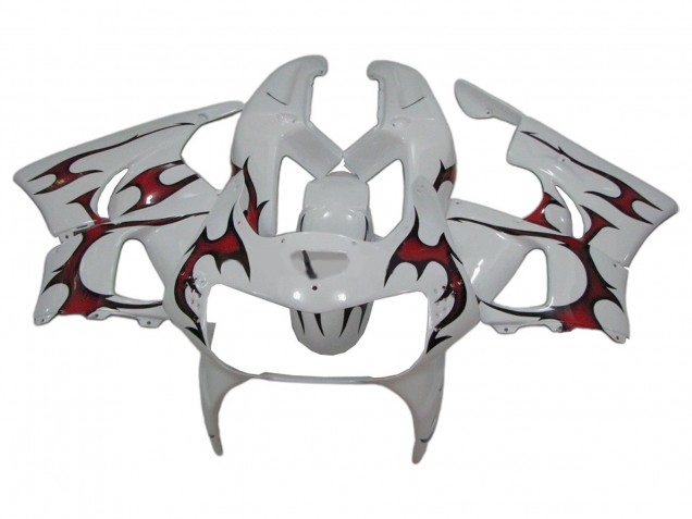 1998-1999 White Red Honda CBR900RR 919 Motorcycle Fairings Canada