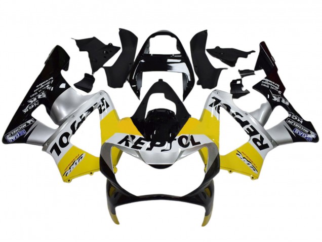 2000-2001 Yellow Silver Glossy Black Repsol Honda CBR900RR 929 Motorcycle Fairings Canada
