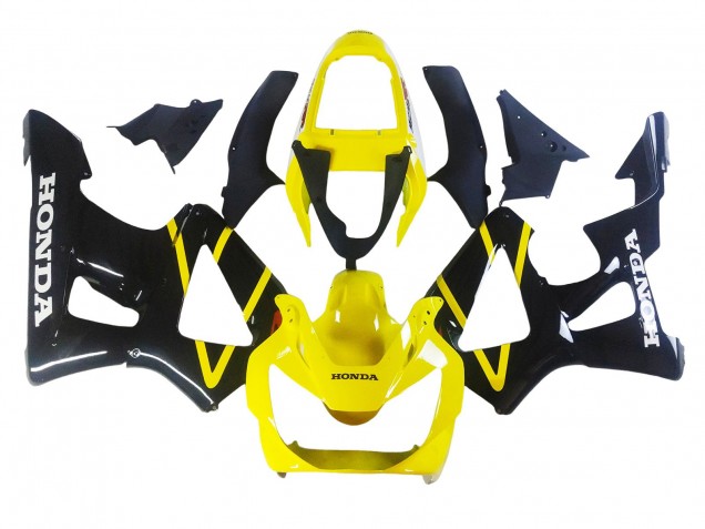 2000-2001 Yellow Glossy Black Honda CBR900RR 929 Motorcycle Fairings Canada