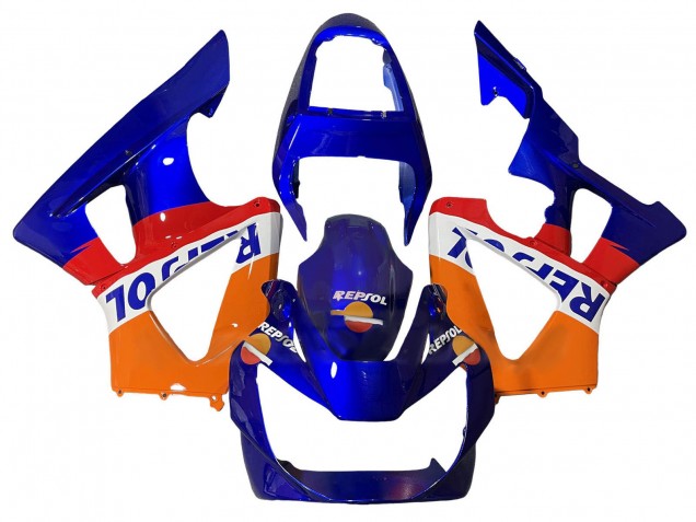 2000-2001 Orange White Red Blue Repsol Honda CBR900RR 929 Motorcycle Fairings Canada