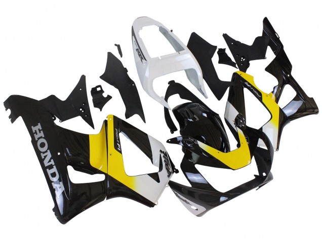 2000-2001 White Yellow Glossy Black Honda CBR900RR 929 Motorcycle Fairings Canada