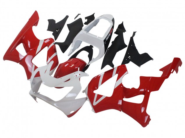 2000-2001 White Red Honda CBR900RR 929 Motorcycle Fairings Canada