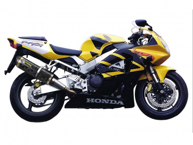 2000-2001 Yellow Dark Blue Honda CBR900RR 929 Motorcycle Fairings Canada
