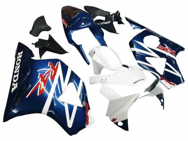 2002-2003 White Dark Blue Honda CBR900RR 954 Motorcycle Fairings Canada