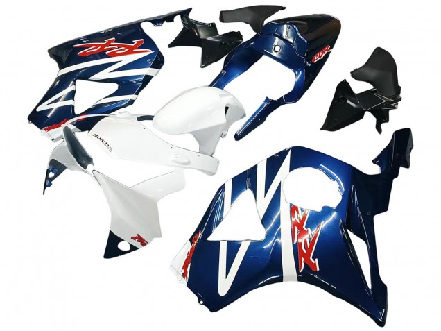 2002-2003 White Dark Blue Honda CBR900RR 954 Motorcycle Fairings Canada