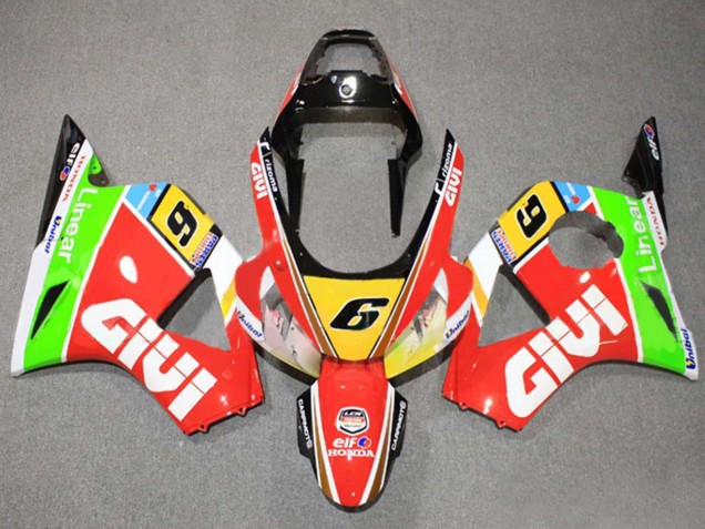 2002-2003 White Red Yellow Blue Green Black Elf Givi 6 Honda CBR900RR 954 Motorcycle Fairings Canada