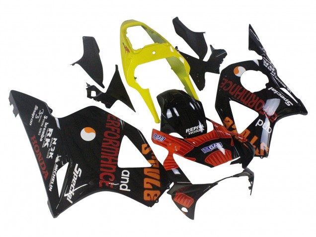 2002-2003 Yellow Red Glossy Black Repsol Rossi Honda CBR900RR 954 Motorcycle Fairings Canada