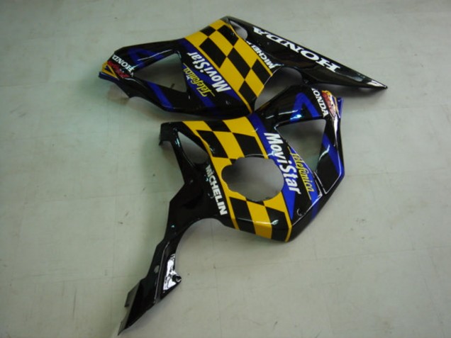 2002-2003 Blue Yellow Glossy Black Telefonica MoviStar Castrol Honda CBR900RR 954 Motorcycle Fairings Canada