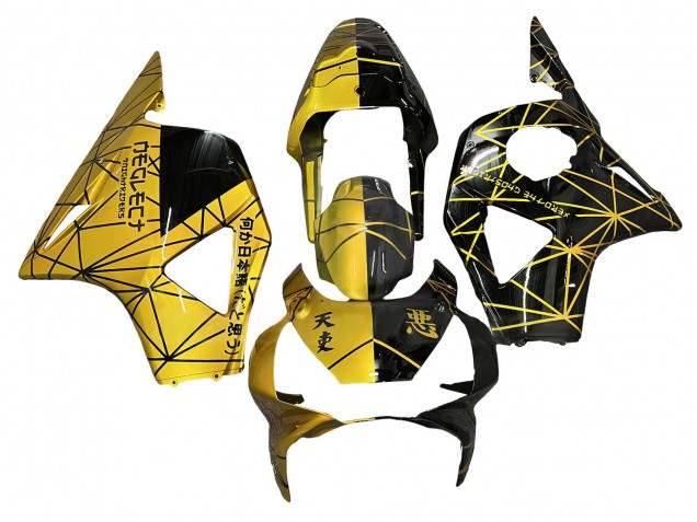 2002-2003 Yellow Glossy Black Honda CBR900RR 954 Motorcycle Fairing Canada