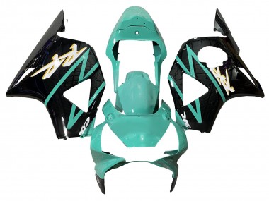 2002-2003 Light Green Glossy Black Honda CBR900RR 954 Motorcycle Fairings Canada