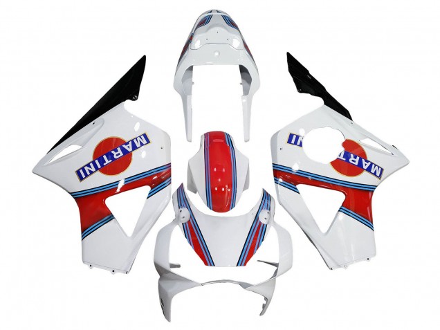 2002-2003 White Red Blue Glossy Black Martini Honda CBR900RR 954 Motorcycle Fairings Canada