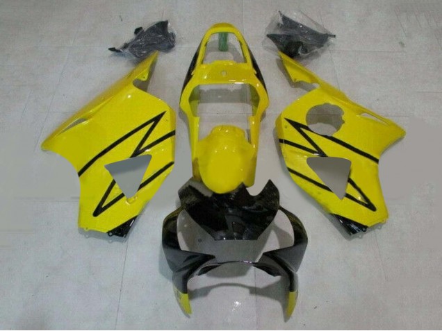 2002-2003 Yellow Glossy Black Honda CBR900RR 954 Motorcycle Fairings Canada