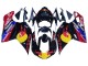 2007-2014 Glossy Black Yellow Blue Red Bull Ducati 848/1098/1198 Motorcycle Fairings Canada