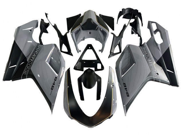 2007-2014 Silver Gold Matte Black Ducati 848 Motorcycle Fairings Canada