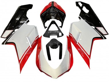 2007-2014 White Red Glossy Black Ducati 848/1098/1198 Motorcycle Fairing Canada
