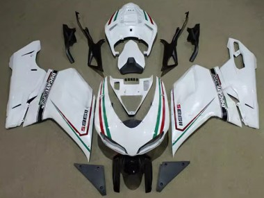 2007-2014 White Red Green Black Corse Ducati 1198 Motorcycle Fairings Canada