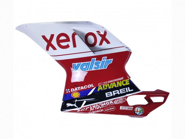 2007-2014 White Red Glossy Black Valsir Xerox Ducati 848/1098/1198 Motorcycle Fairings Canada
