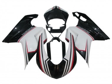2007-2014 White Red Glossy Black Ducati 848/1098/1198 Bike Fairings Canada