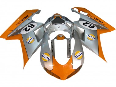 2007-2014 Silver Orange Gulf 62 Ducati 848/1098/1198 Motorcycle Fairings Canada