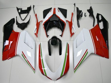 2007-2014 White Red Green Glossy Black Ducati 848/1098/1198 Motorcycle Fairings Canada