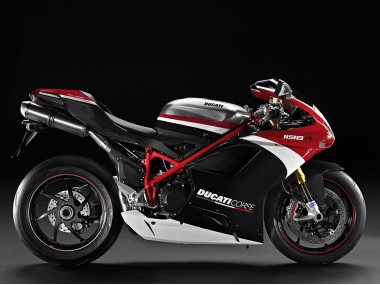 2007-2014 White Red Glossy Black Ducati 848/1098/1198 Motorcycle Fairings Canada