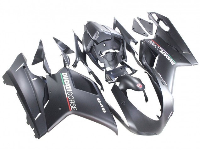 2007-2014 Matte Grey Ducati 848 Motorcycle Fairings Canada