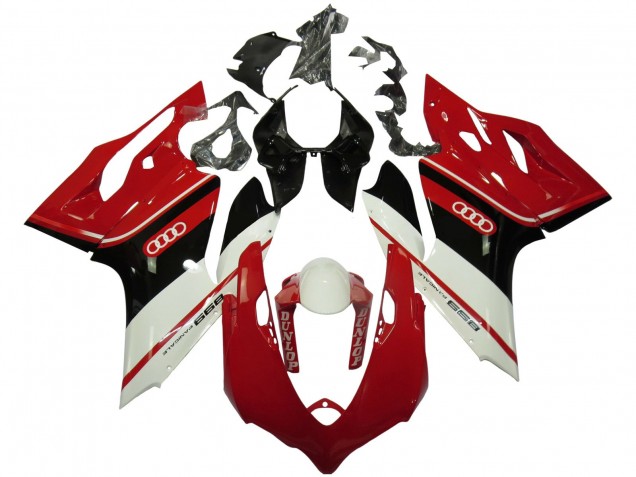 2011-2014 White Red Glossy Black Dunlop Ducati Panigale 899 Motorcycle Fairings Canada
