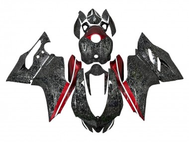 2011-2014 Black Forged Carbon Fiber Style Red Ducati Panigale 899/1199 Motorcycle Fairings Canada