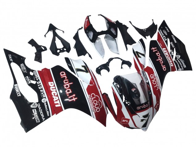 2011-2014 White Red Glossy Black Aruba.it 7 Ducati Panigale 899/1199 Motorcycle Fairings Canada