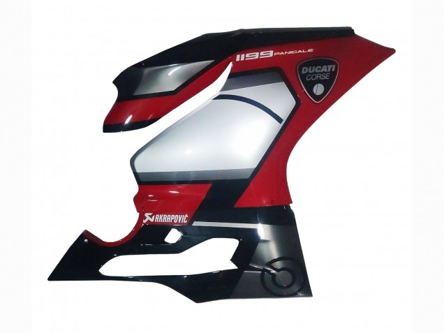 2011-2014 Red Silver Black Ducati 1199 Motorcycle Fairings Canada