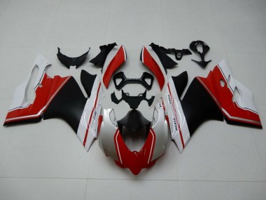 2011-2014 White Red Matte Black Ducati 1199 Motorcycle Fairings Canada